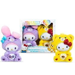 hello kitty x care bear plushies ! 