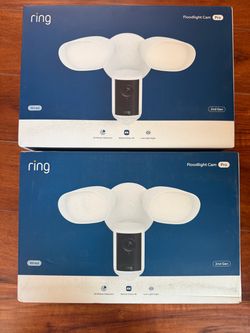 Ring Floodlight Cam Pro 4K Wired 2nd Gen Camera