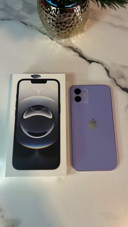 Apple iPhone 12 - Purple Lavender - Unlocked - With Box & Charger