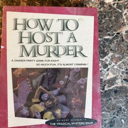 New sealed box How to Host a Murder game for 8 people p/u Jamison, Pa 