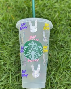 Bad Bunny Starbucks Cup