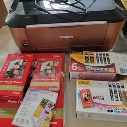 FREE Canon Jet Printer With Paper And Ink