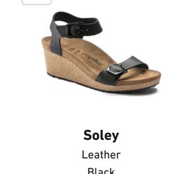 New Black Women’s Sandals From Birkenstock Solely Style Size 8  No Box Thou.