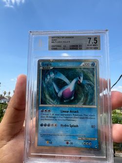 2011 Lugia shiny call of legends SL7 BGS 7.5