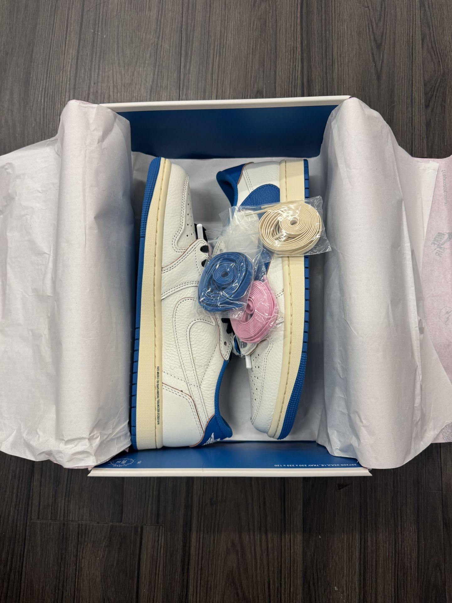 Travis Scott Jordan 1 Fragment Low Size 10