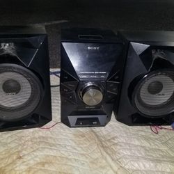 SONY compact Sound System With BASS Boost
