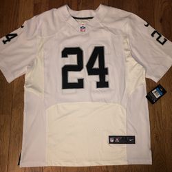 Marshawn Lynch Oakland Raiders On Field Nike Stitched Jersey Sz 48/XL NEW