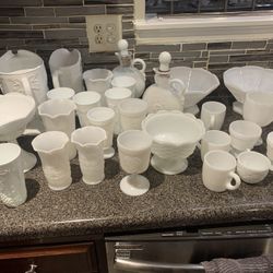 Antique White China Set