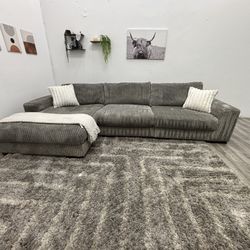 Gray Sectional Couch - Free Delivery 