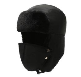 Christmas Sale 2 Winter Snow Polyester Fur Hat Beanie With Mask