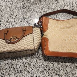 2 Authentic Michael Kors Handbags 