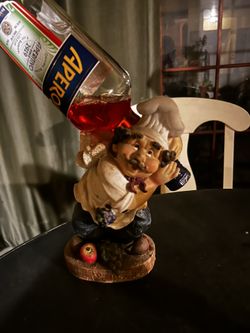 Italian Kitchen Figurines/ Wine Holder