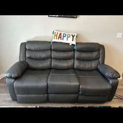 Grey Recliner 