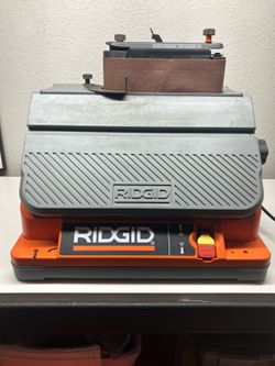 Home Depot rigid 5 Amp Corded Oscillating Edge Belt Spindle Sander for wood woodworking tool