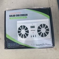 NEW Solar Car Cooler