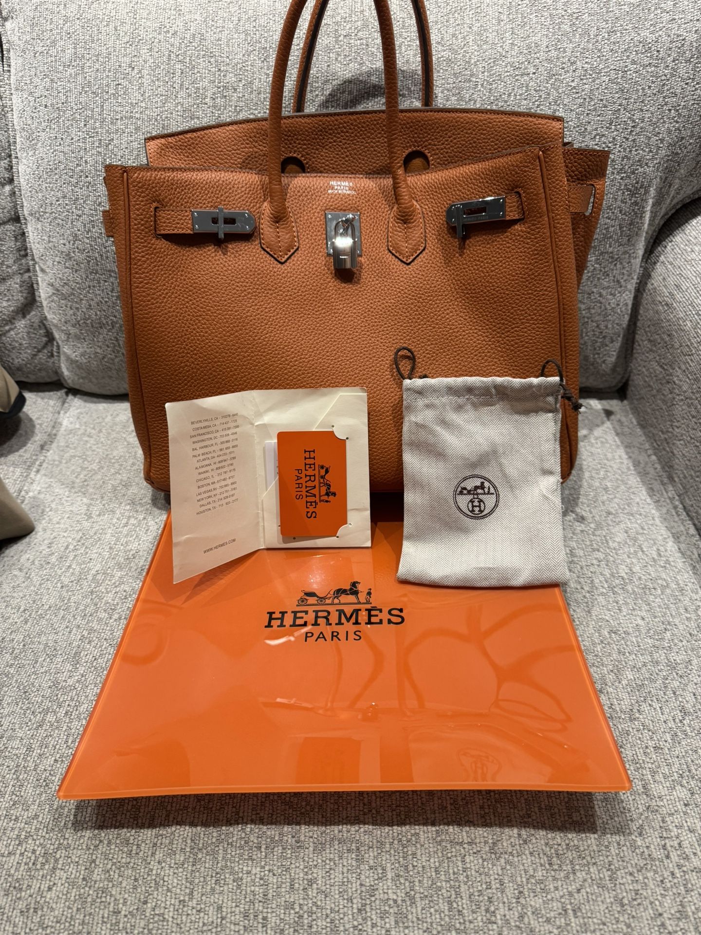Hermes Leather Bag