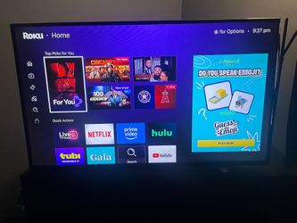 Flat Screen TV (With Roku Device)