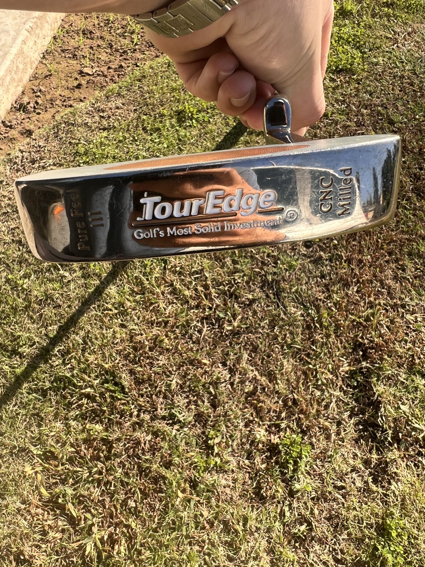 TOUR EDGE "PURE FEEL III" MILLED PUTTER, Right Handed, 33 inches