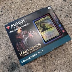 mtg lotr commander deck Amazon.com: Magic The Gathering The Lord of The Rings: Tales of  Middle-Earth Commander Deck 2 + Collector Booster Sample Pack : CDs & Vinyl main image 1