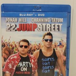 $5 BLU RAY MOVIE. 22 JUMP STREET. BLU RAY / DVD ONLY. NO DIGITAL. $5 OR TRADE FOR A MOVIE TITLE I DO NOT ALREADY OWN.