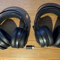 2- Razer Nari Essential Wireless Gaming Headset with 1 usb dongle