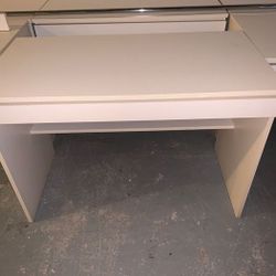 Vintage NEMSCHOFF Desk w/Drawer (36Wx30T) Color Almond/White