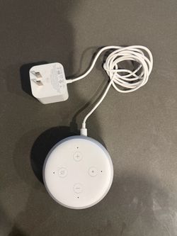 Amazon Echo Dot Smart Speaker with Power Adapter