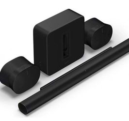 Sonos Arc Ultra Black Set With Sub 4 And 2 Era 300s. New includes warranty.  Yes-Available!!