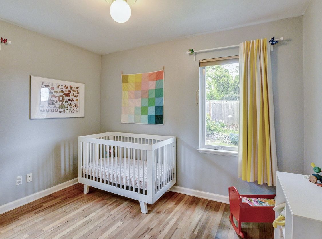 West Elm Fully Adjustable Wooden Crib 