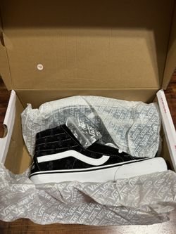 Supreme x Vans SK8 Hi Black Size 10 men’s Brand New