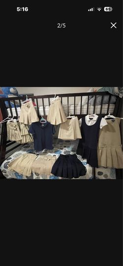 School Uniforms  size 10 ,12 ,7 , 8       $3 dollars  each.  OBO