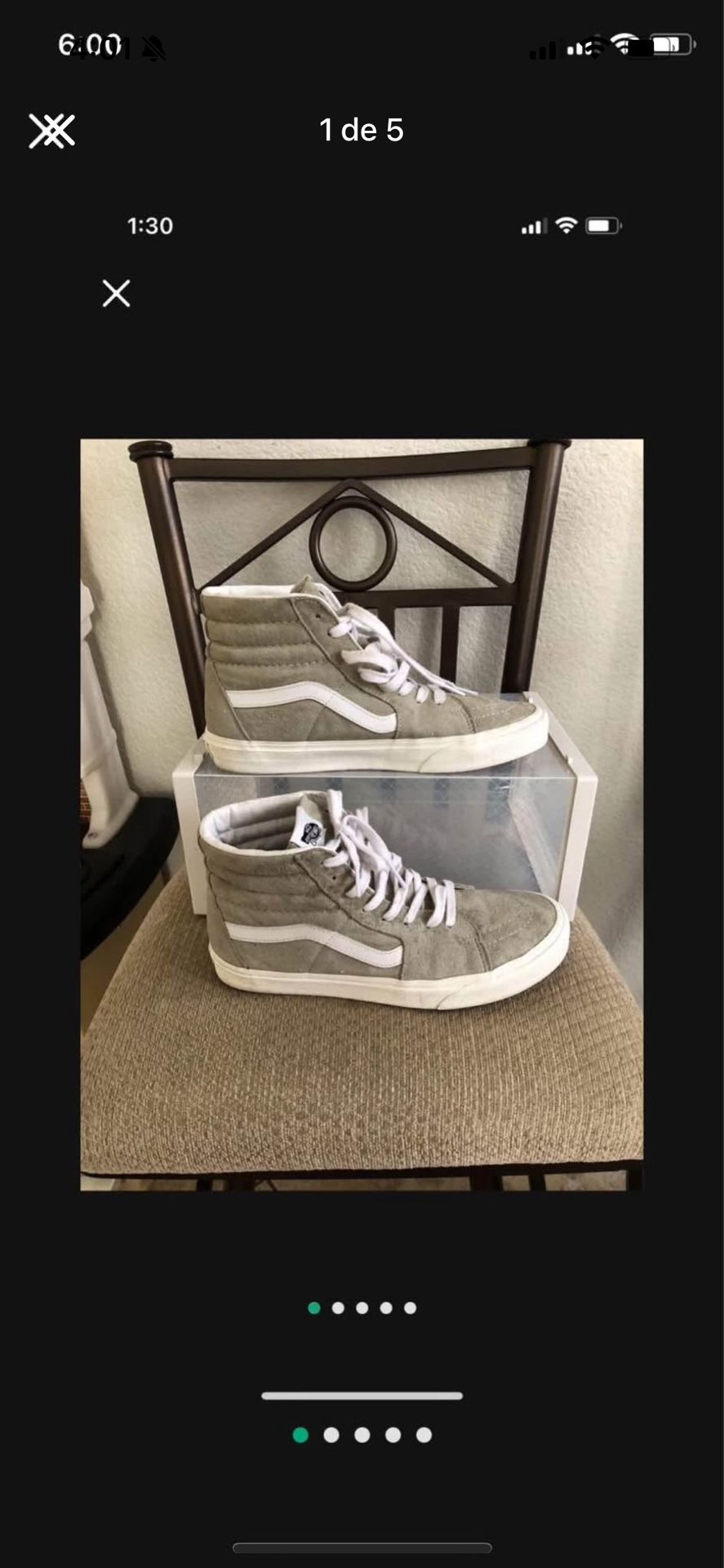 Shoes Men’s Vans Size .9