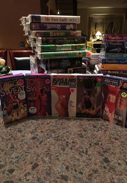 VHS Exercise Videotapes