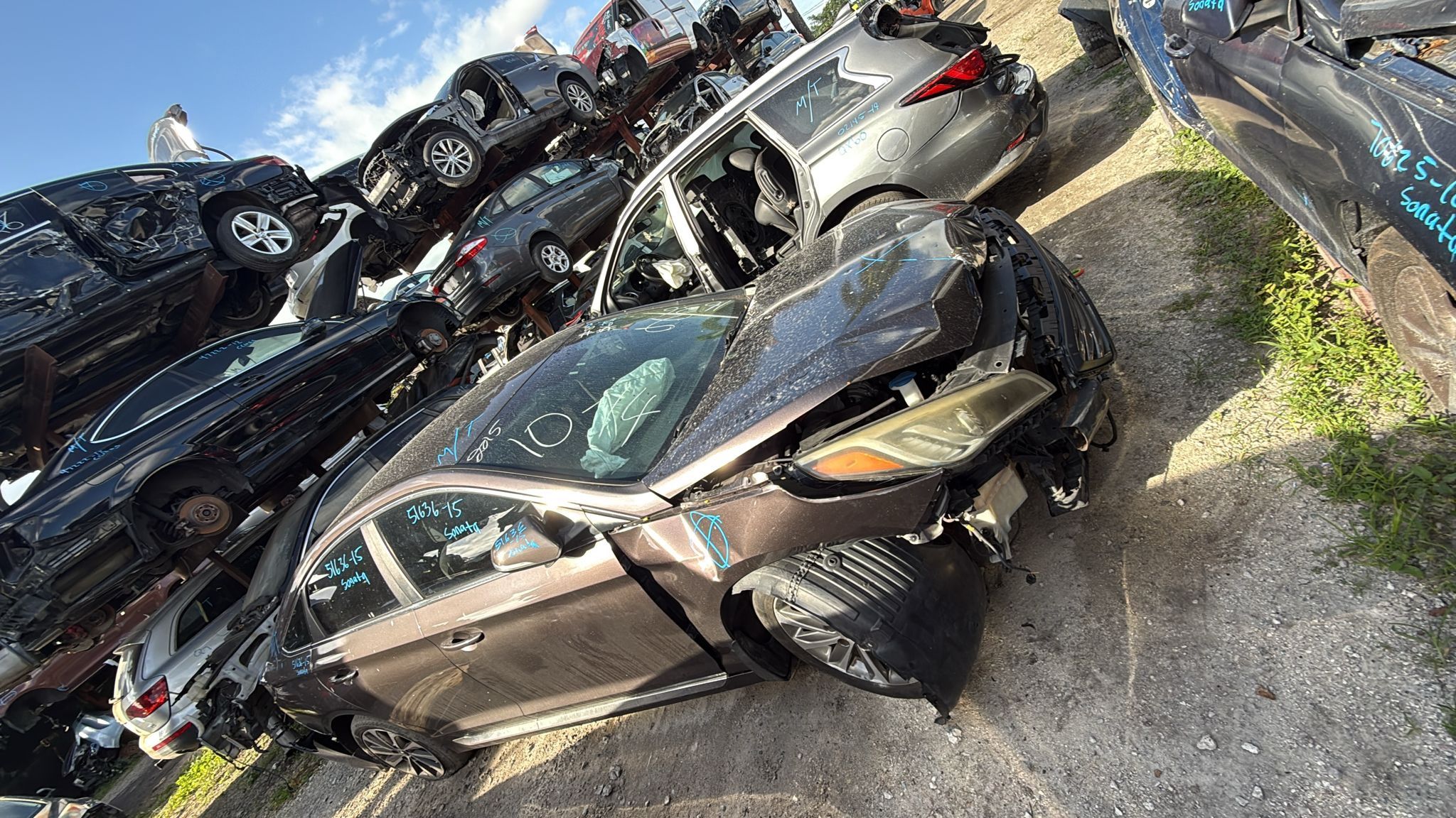 Hyundai sonata 2015  (Only Parts