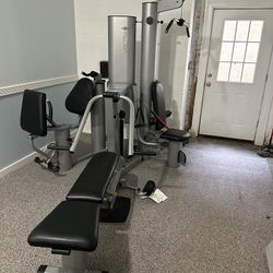 Exercise Machine, A Complete Set For Body Building And Fitness 