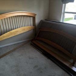 Bed Frame With Box Springs 