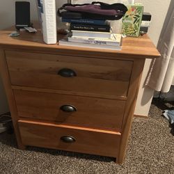 Large Dresser And 2 Matching Side Tables 
