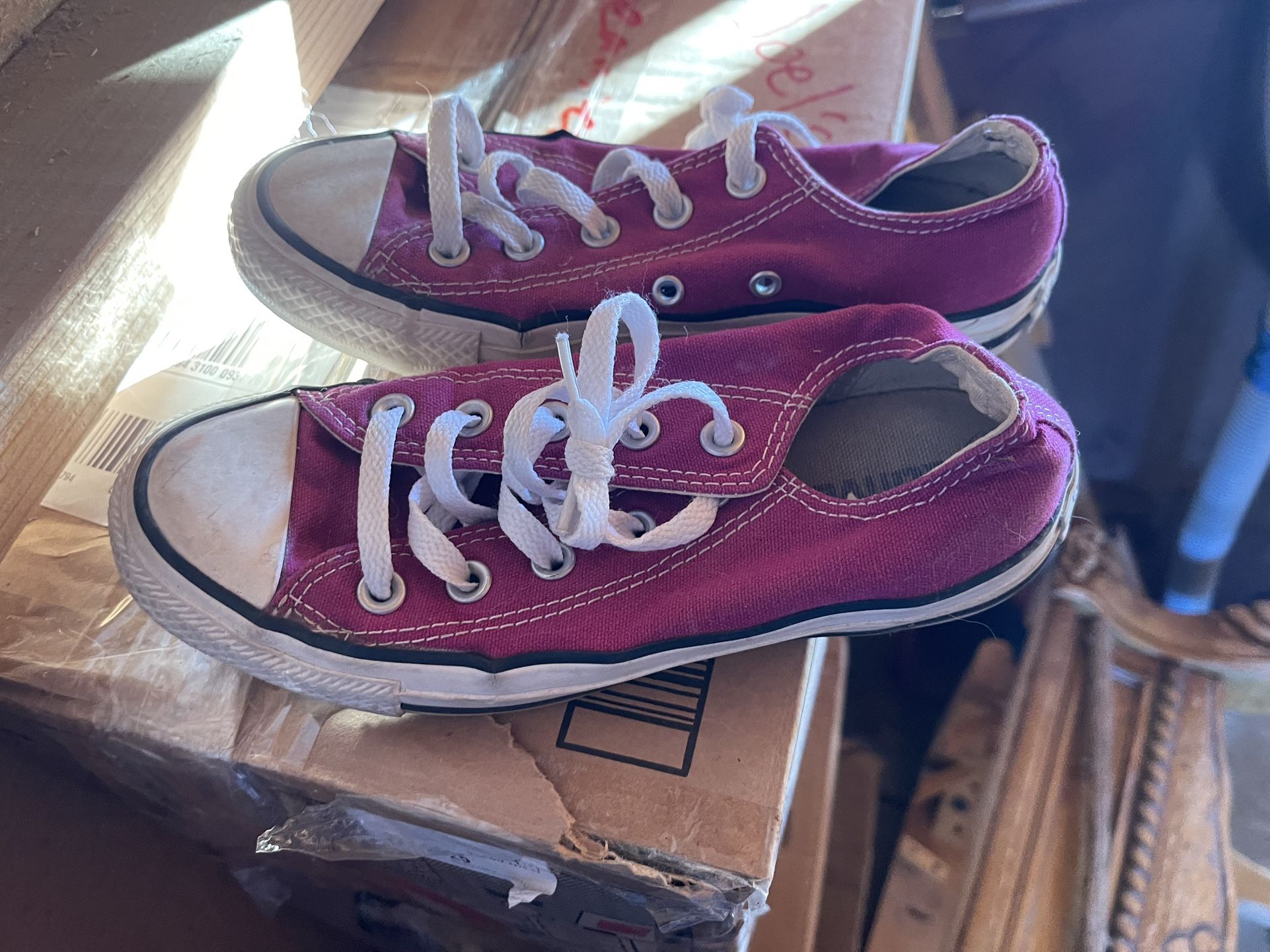 Purple Converse 