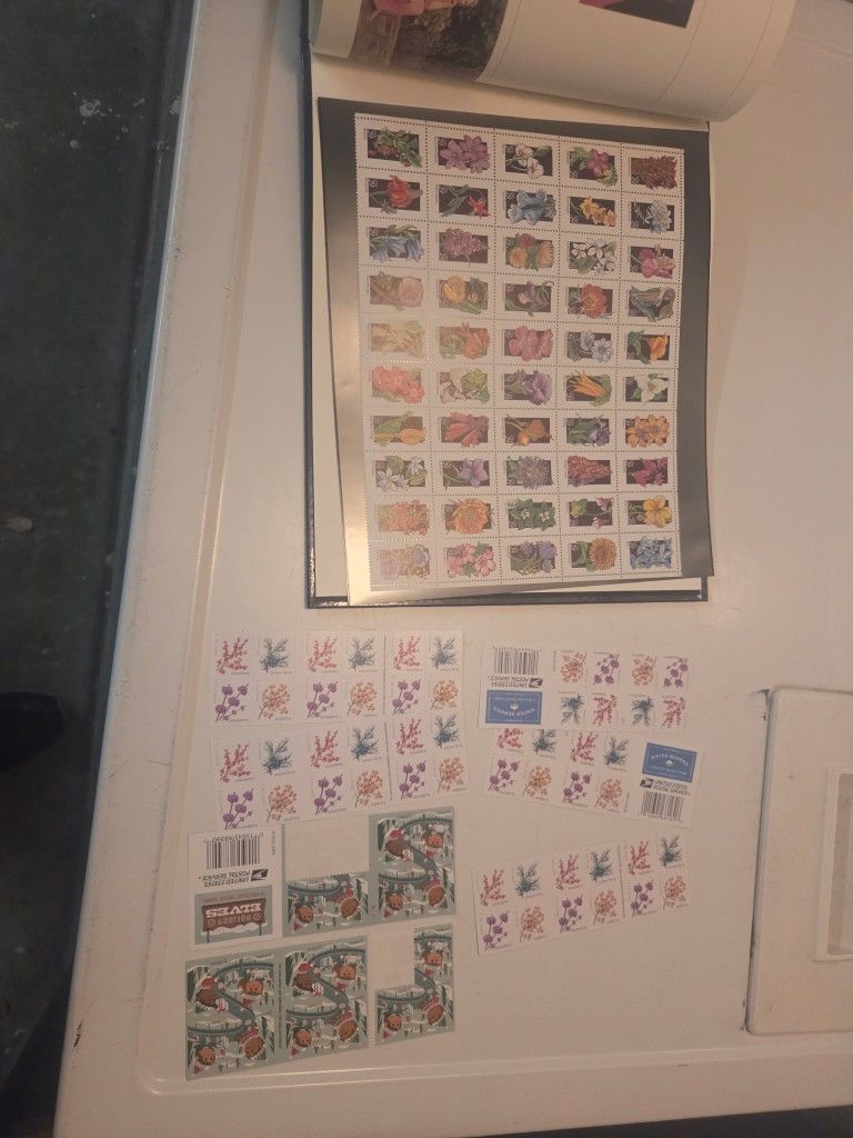 180 US Postal Service Stamps Usps Stamps Unused Forever Wildflowers