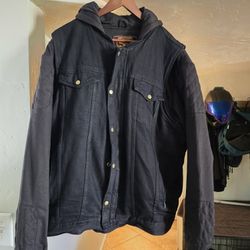 Motorcycle Winter Jeanvest And Hoodie Combo 