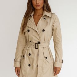 Beige classic Trench Coat
