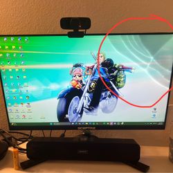 damaged monitor