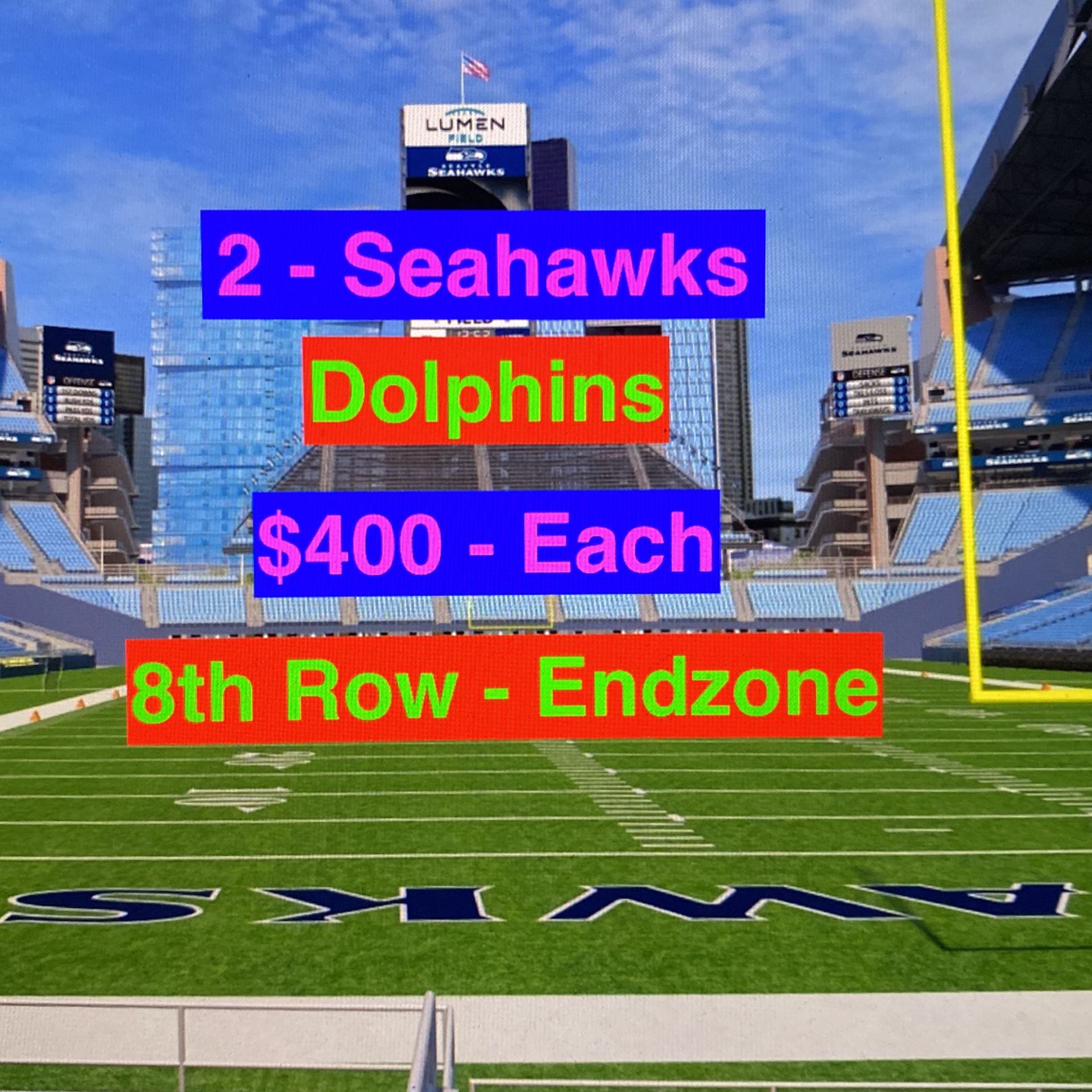 Seahawks Dolphins Tickets