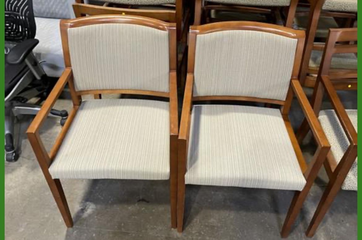 40 Matching Haworth Office Cherry Guest Chairs! Only $30 Ea!