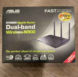 Asus Network RT-N66R Dual-Band Wireless N900 Gigabit Router