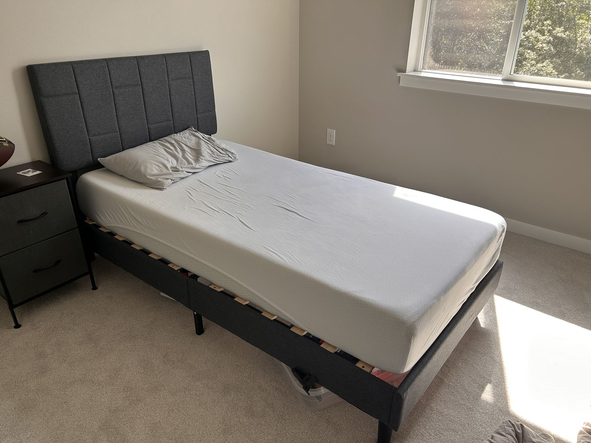 Twin Bed With Mattress
