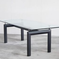 Glass & Metal Table
