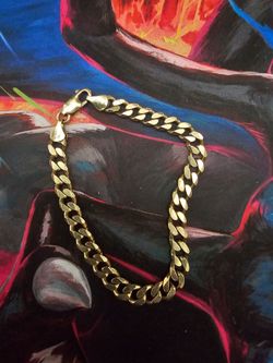 14k cuban bracelet