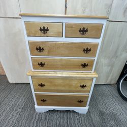 Vintage Wood Dresser - Refinished