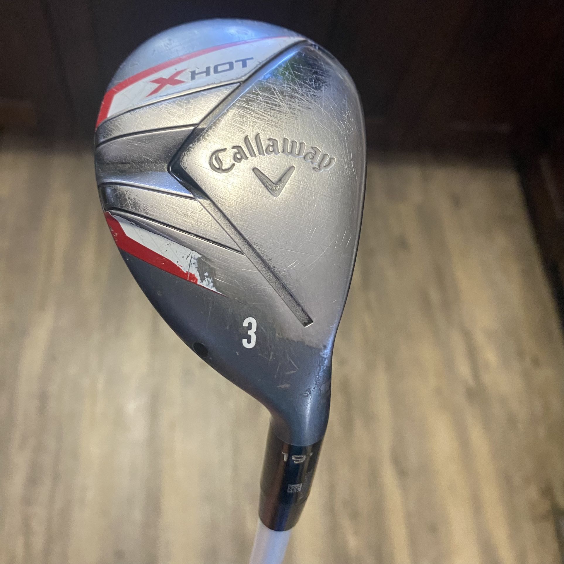 Callaway X Hot 3 Hybrid 19° Graphite Shaft S-Flex